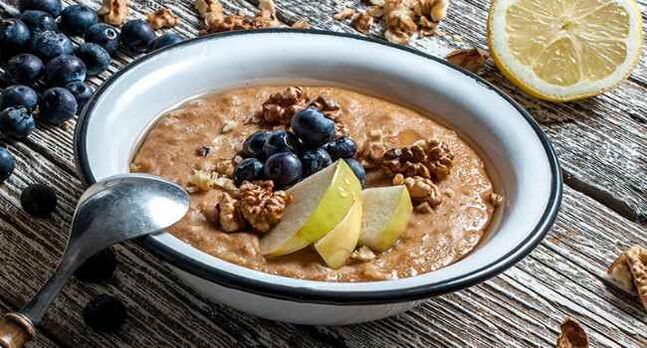 Soup with cream diversifies the menu for gout