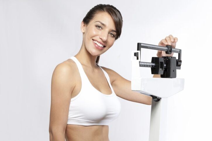 Weight measurement during a drink diet