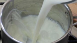Preparation of the milk