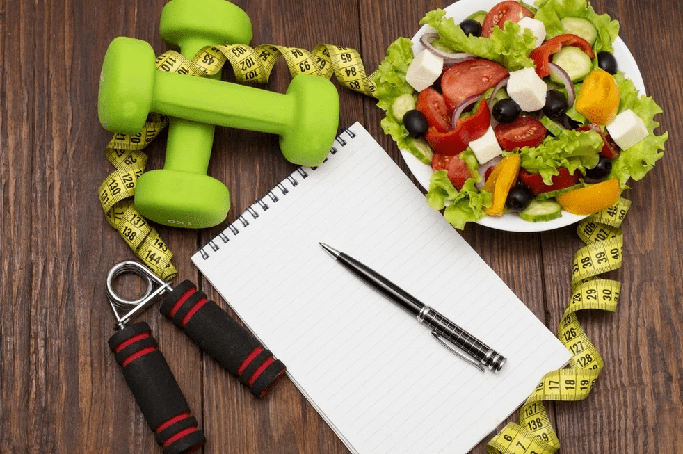 drafting a diet plan for weight loss