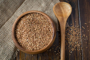 the grain of buckwheat
